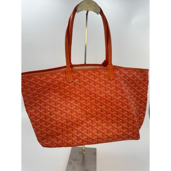 Goyard Saint Louis PM Tote in Orange with Detachable Pouch - Picture 1 of 9